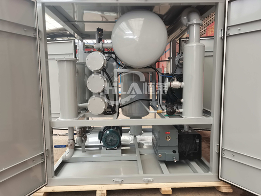 Очистка масла при давлении 0,3 МПа с помощью трансформатора очистителя масла и очистки