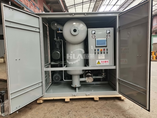 Очистка масла при давлении 0,3 МПа с помощью трансформатора очистителя масла и очистки